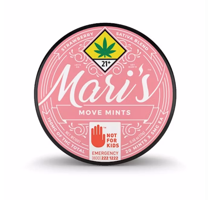 Strawberry Retire Mints · Indica · 20 Pack