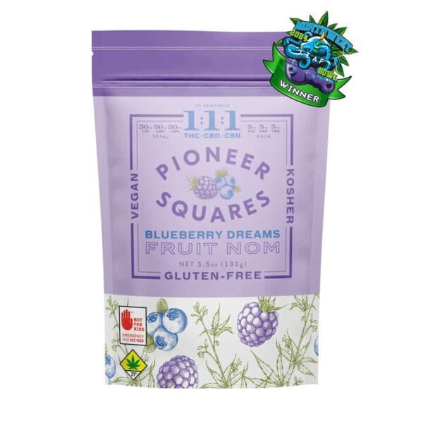 Blueberry Dreams 1:1:1 Squares · 10 Pack